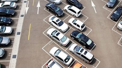 Demarcation of parking lots: safety and traffic