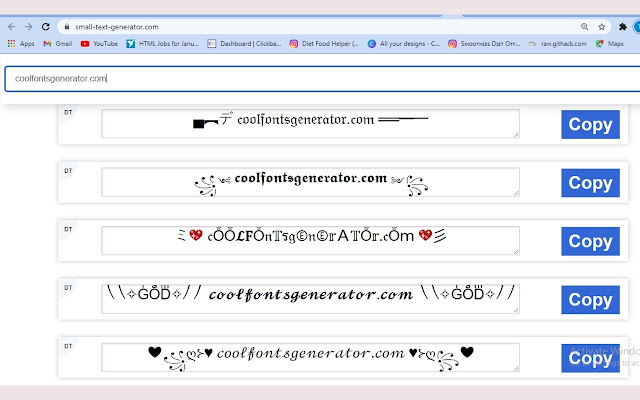 Font Generator - Copy & Paste Cool Fonts